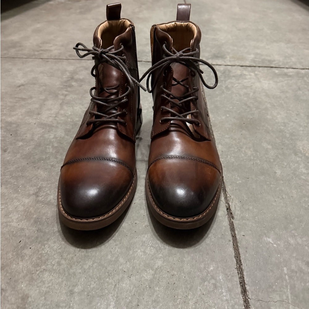 Men's Brown Chelsea Leather Boots